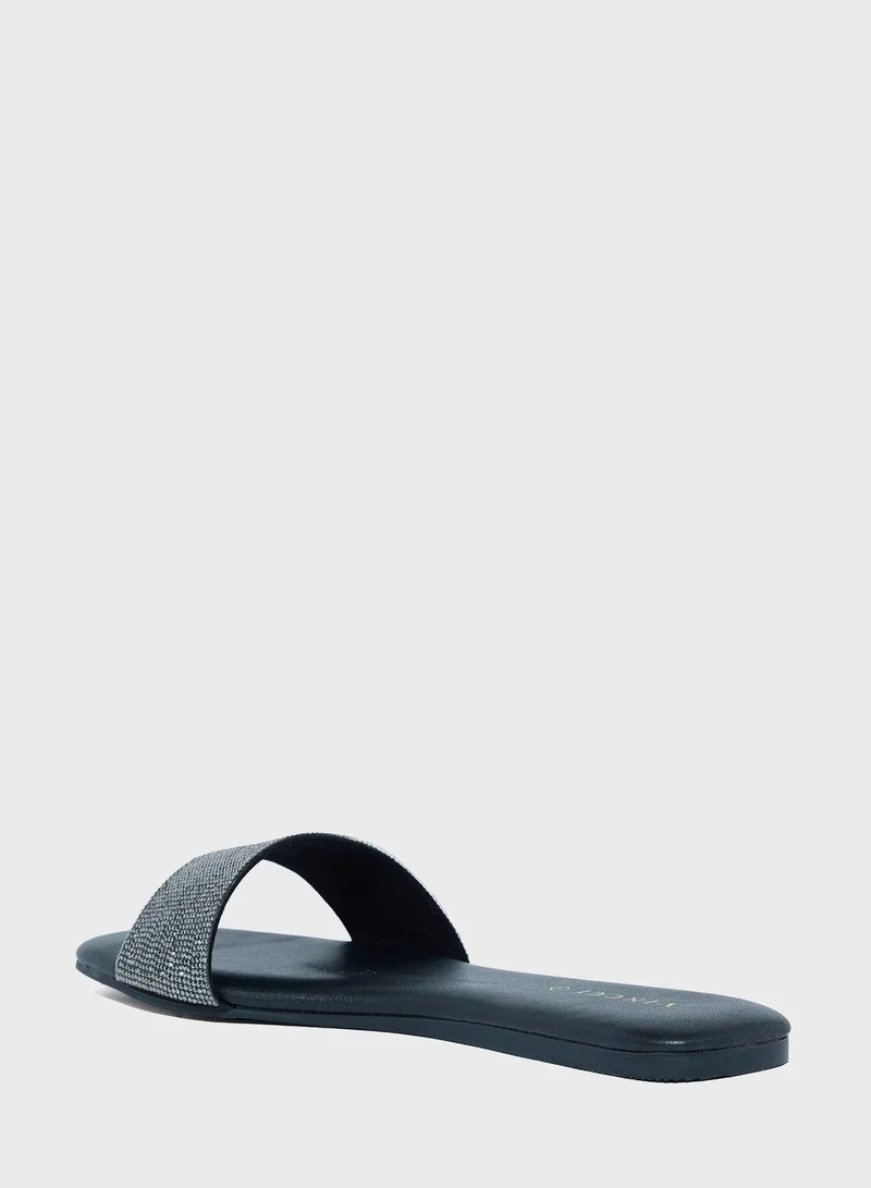 Vincci Double Strap Flat Sandals