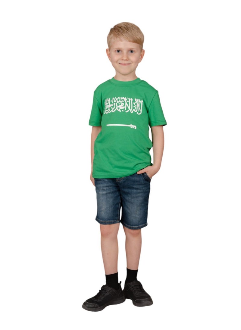 Daniel تي شيرت علم المملكة العربية السعودية ليوم الوطني - Image 1