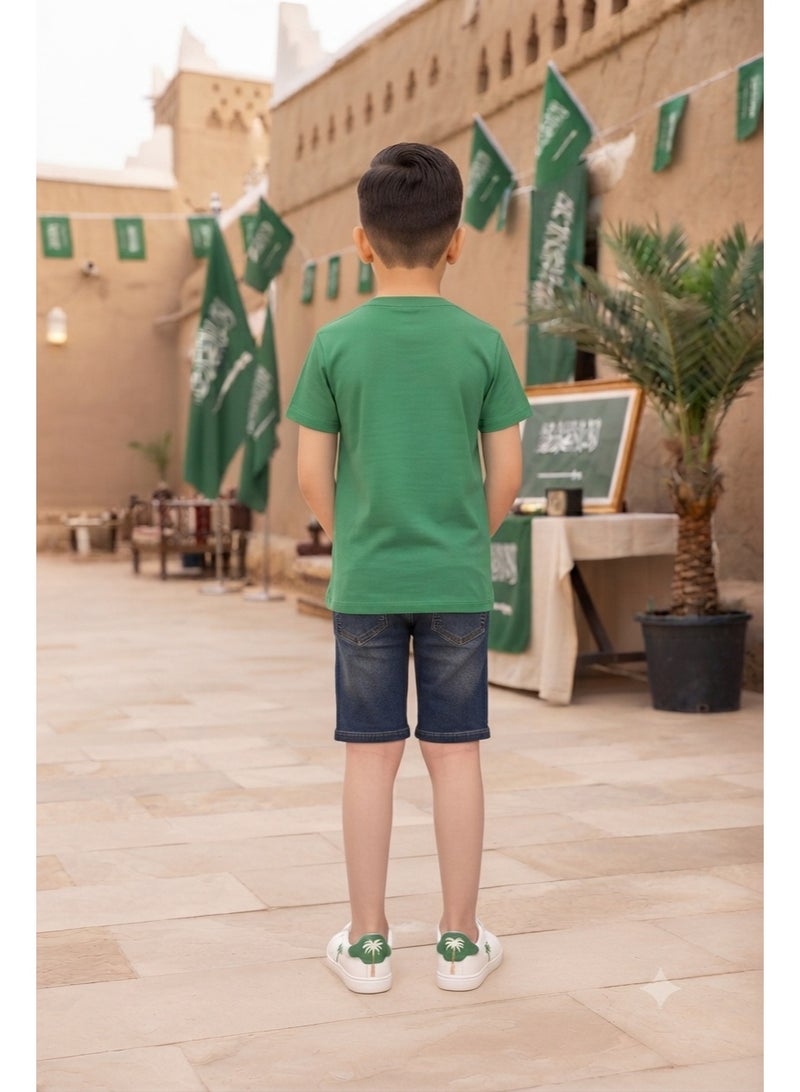 Daniel تي شيرت علم المملكة العربية السعودية ليوم الوطني - Image 2