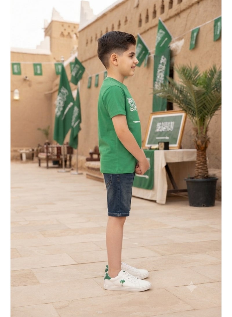 Daniel تي شيرت علم المملكة العربية السعودية ليوم الوطني - Image 3