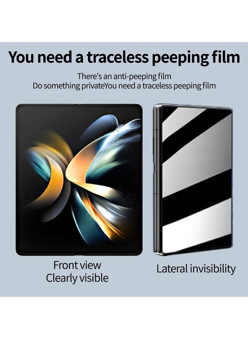 general [1+1] Privacy Hydrogel Screen Protector for Honor Magic V3 5G (2024), Exterior and Interior, Peep TPU Screen Protector, Scratch Resistant, Easy to Install - Image 5