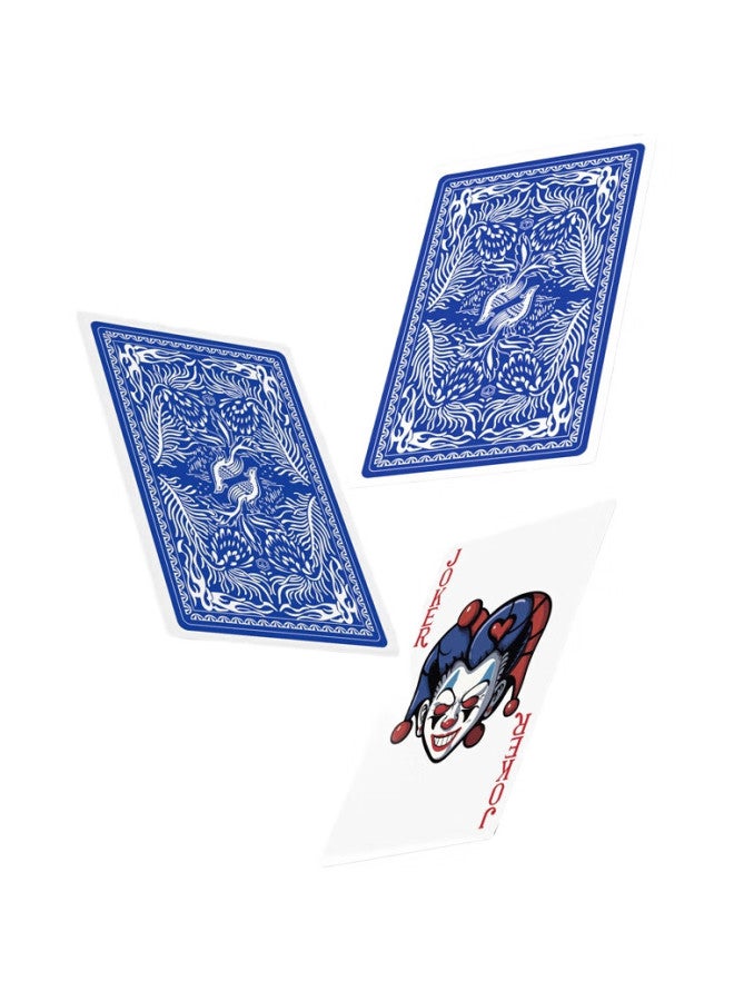 JD.com Jingzao A-Grade Blue Core Guandan, Competition-Specific Playing Cards, Durable And Fold-Resistant, Anti-Cheating, Large Print Cards, 2 Decks - Image 3