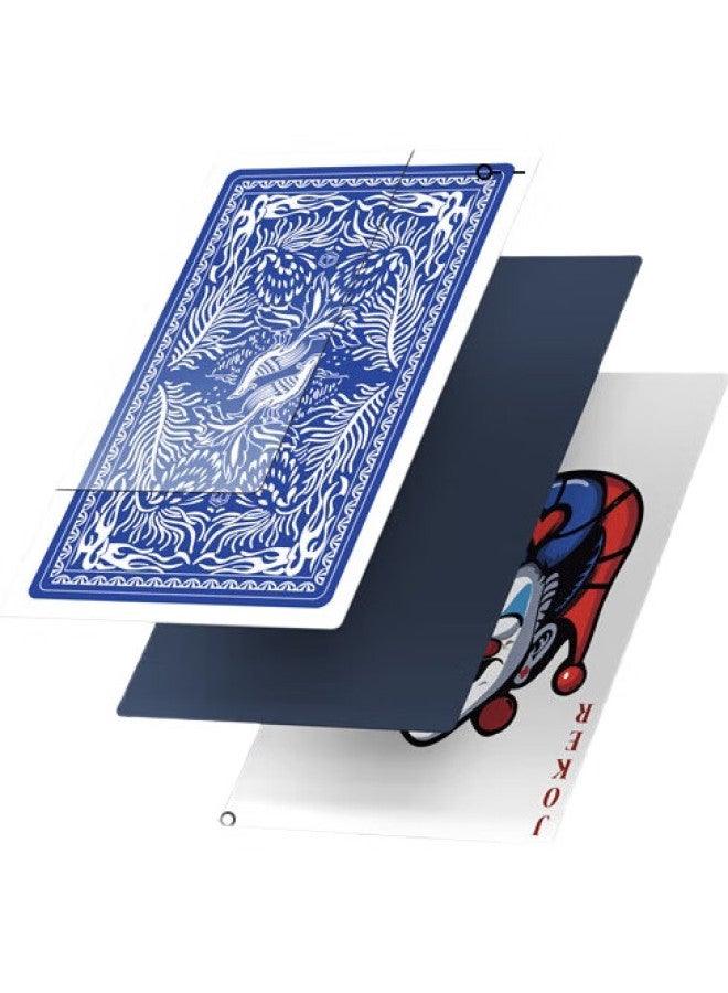 JD.com Jingzao A-Grade Blue Core Guandan, Competition-Specific Playing Cards, Durable And Fold-Resistant, Anti-Cheating, Large Print Cards, 2 Decks - Image 2