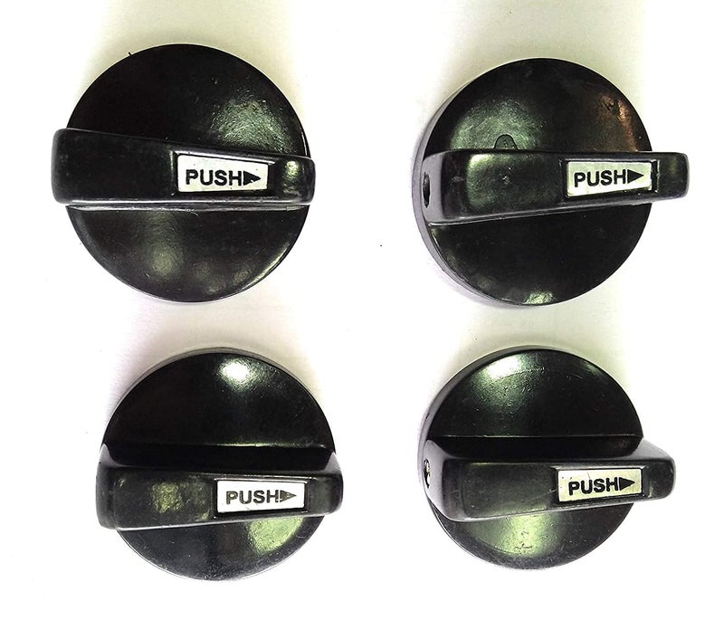 Hesch 9 Hesch 9 High Durable Plastic gas stove knobs replacements gas stove knobs set fits All top branded gas stoves Screw Model Pack of 4  - Image 2