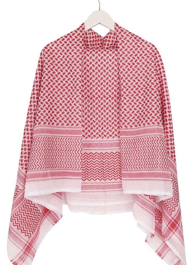 كويزيرا وشاح عربي كبير للرجال من شيلاغ غطاء رأس إسلامي شال كوفية وشاح عربي - Image 3