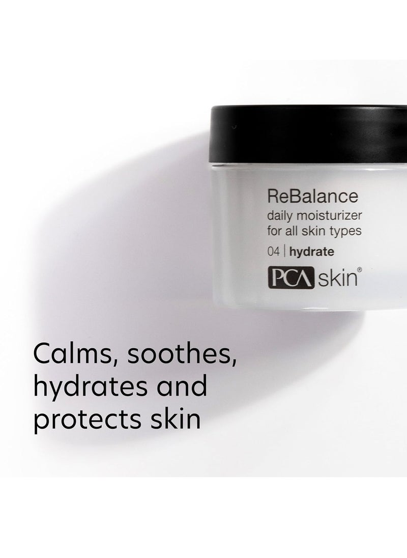 PCA SKIN PCA SKIN ReBalance Sensitive Moisturizer for Face - ReBalance Daily Face Moisturizer for Dry Skin, Creamy, 1.7 fl oz Jar  - Image 3