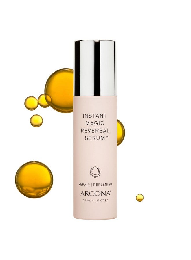 Arcona Instant Magic Reversal Serum Hyaluronic Acid Witch Hazel Magnesium Honey Spin Trap Retains Moisture Plums + Freshens 1.17 Oz. Made In The Usa - Image 1