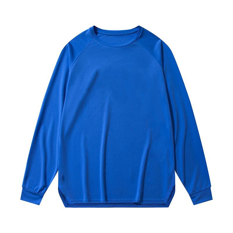 Generic 2023 Long Sleeve Basketball T-Shirt Men Breathable Mesh Top Dark blue - Image 1