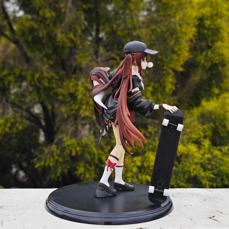 GOLEHS Genshin Impact Hu Tao Skateboard Figurine â€“ 9 Inches Tall, 7 Inches Wide â€“ Collectible Action Figure - Image 3