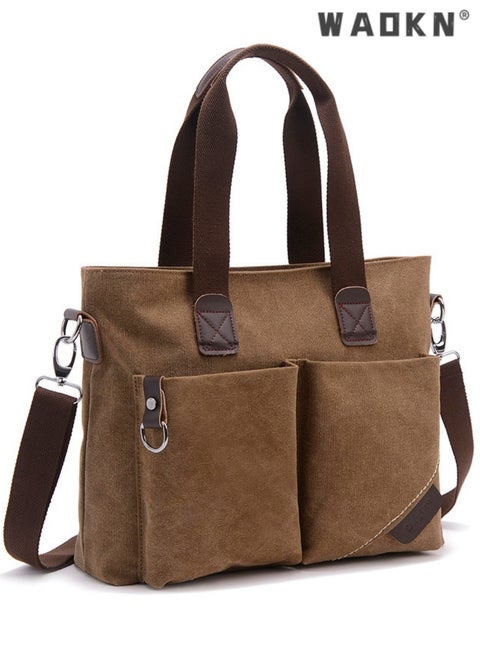 الرجال قماش حقيبة الكتف واحد ، الرجعية رسول حقيبة ، حقيبة قماش رسول ، رسول حقيبة السفر المحمولة متعددة جيب حقيبة يد صغيرة ، ومناسبة لصيد الأسماك ، والتخييم ، والمشي لمسافات طويلة ، والعمل اليومي