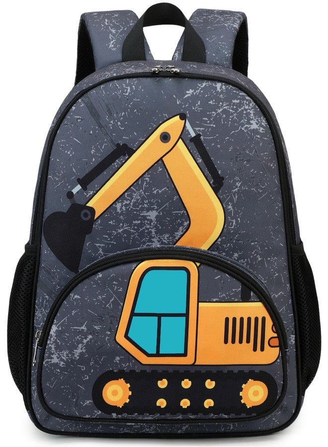 LOIDOU Toddler Backpack Boys 15 Inch Kids Preschool Kindergarten School Backpack Book Bag for Daycare Nursery Travel, Mottled Dark Gray, Large, Modern, Custom - Image 1