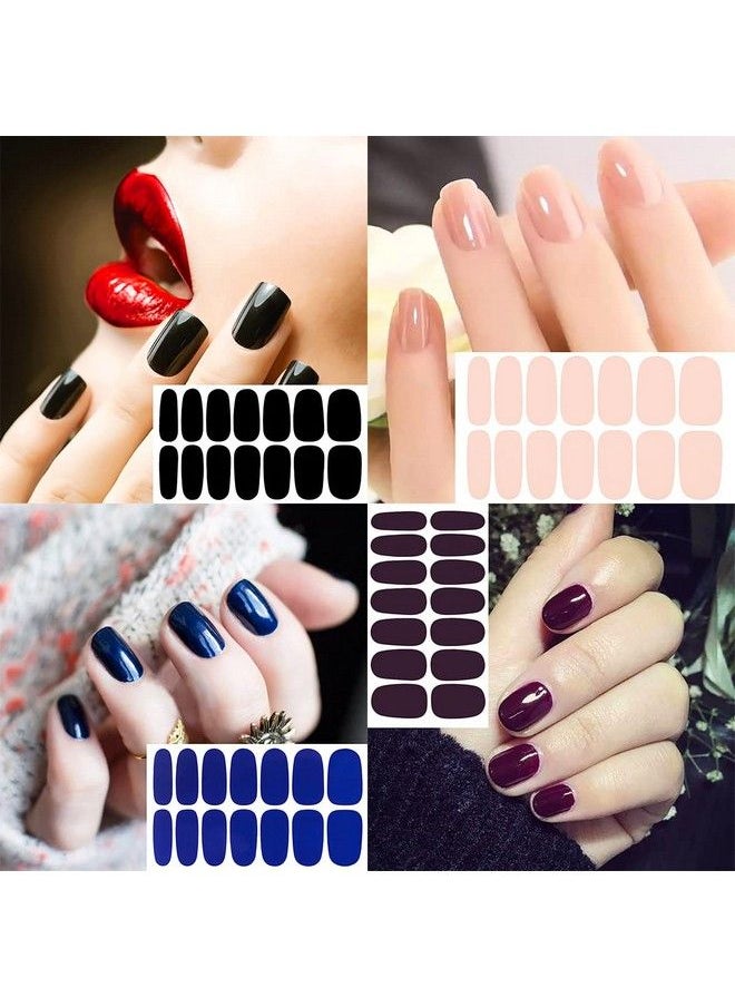 24 Sheets Glitter Solid Color Nail Polish Strips With Nail File Nail Wraps Nail Polish Stickers Selfadhesive Nail Stickers Full Nail Wraps For Women Nail Art - pzsku/ZD0330EAE1D946058F882Z/45/_/1683269231/f0c7b1de-4df7-458f-8439-027c87547719