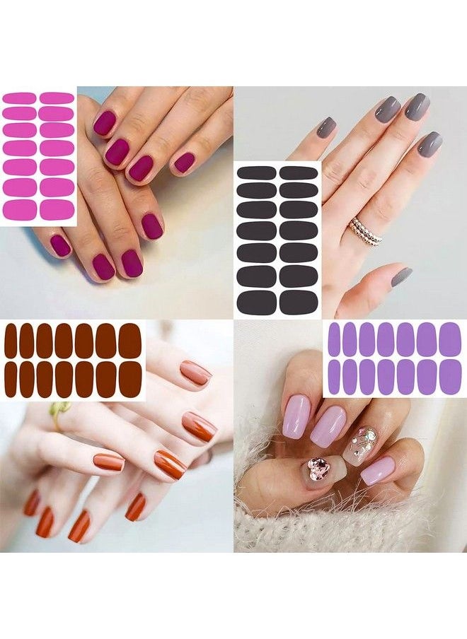 24 Sheets Glitter Solid Color Nail Polish Strips With Nail File Nail Wraps Nail Polish Stickers Selfadhesive Nail Stickers Full Nail Wraps For Women Nail Art - pzsku/ZD0330EAE1D946058F882Z/45/_/1683269240/d0d73f92-095b-4fa3-ab6b-82d123bea7bc