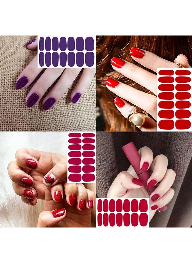 24 Sheets Glitter Solid Color Nail Polish Strips With Nail File Nail Wraps Nail Polish Stickers Selfadhesive Nail Stickers Full Nail Wraps For Women Nail Art - pzsku/ZD0330EAE1D946058F882Z/45/_/1683269243/fb84f091-28f4-4d4c-b0a4-50b3bdc39572