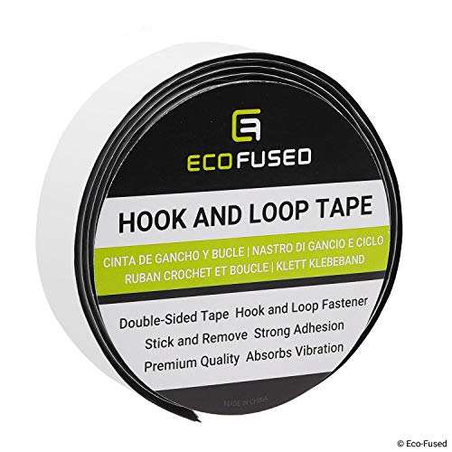 Eco-Fused Premium Adhesive Hook and Loop Tape - for Permanent and Non-Permanent Fastening - Stick and Remove Items Frequently - Ideal for 'Life Hacks' at Home, in The Car, The Office, etc. - Image 4