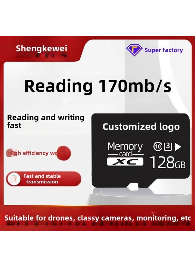 CarLog Memory Card Tf Card 64g Memory Card 128g Monitoring Memory Card Mobile Phone Memory Card 256-Capacity:3.2 Interface 256gb