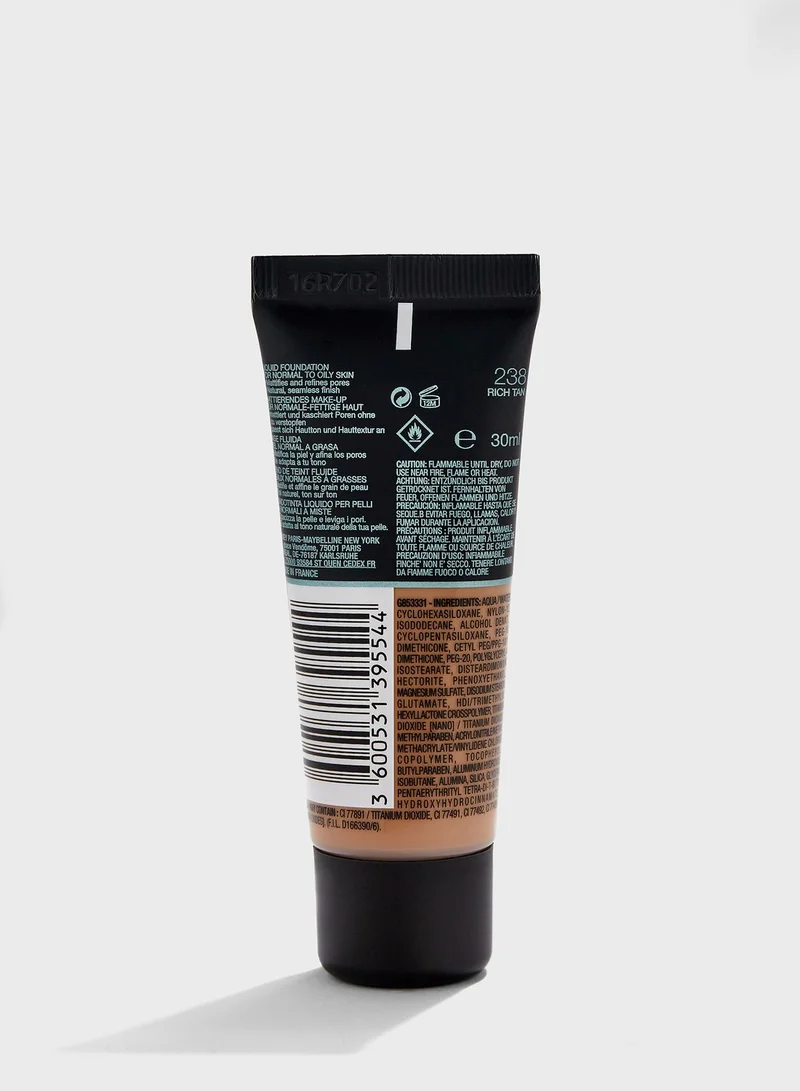 MAYBELLINE NEW YORK Fit Me Matte & Poreless Foundation - 238 Rich Tan
