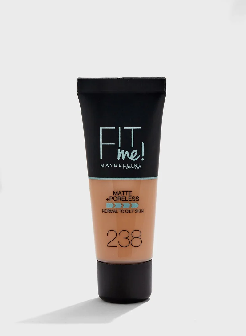 MAYBELLINE NEW YORK Fit Me Matte & Poreless Foundation - 238 Rich Tan