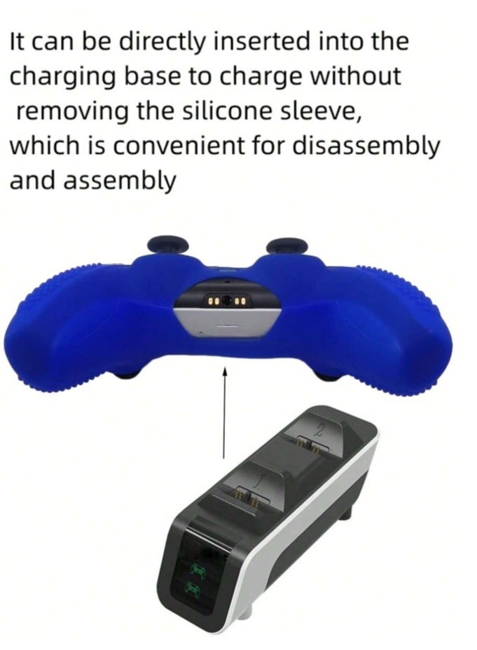 Anti Slip Silicone Grip Case Protector with thumb grips for Sony PlayStation 5 Controller - Image 4