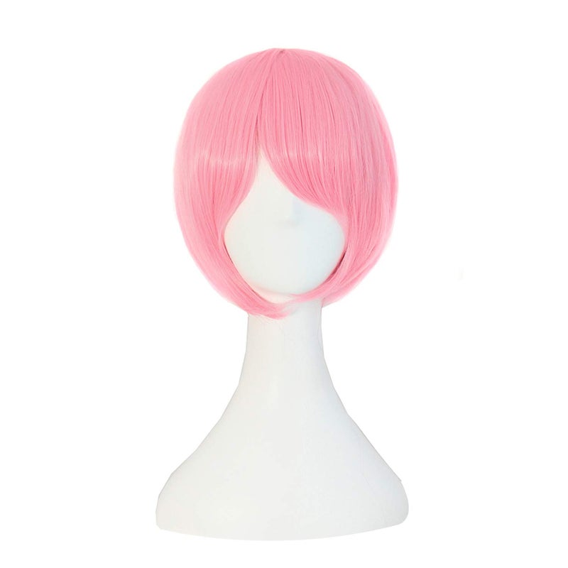 MapofBeauty MapofBeauty 35 cm Lolita Sweet and Lovely Straight Anime Cosplay Wig (Pink)  - Image 3