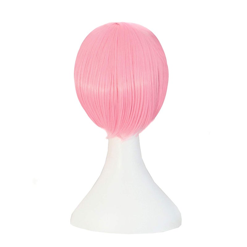 MapofBeauty MapofBeauty 35 cm Lolita Sweet and Lovely Straight Anime Cosplay Wig (Pink)  - Image 4