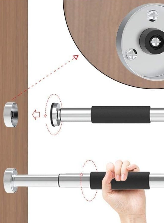 Generic Adjustable Doorway Pull-Up Bar 62–100cm – No Screws - Image 3