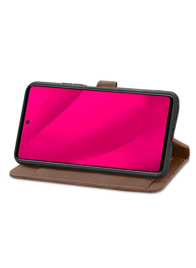 Zaboon Case For Honor 400 Lite Embossed Flower Zipper Leather Phone Case - Image 5