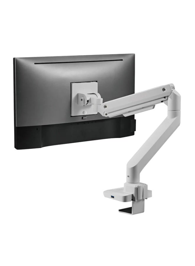 هامود حامل شاشة هامود الرائع، يُثبّت على عمود، مزود بنابض غازي شديد التحمل ومنافذ USB-A/USB-C يدعم شاشات يصل حجمها إلى 49 بوصة أو أوزانًا تصل إلى 20 كجم - Image 3