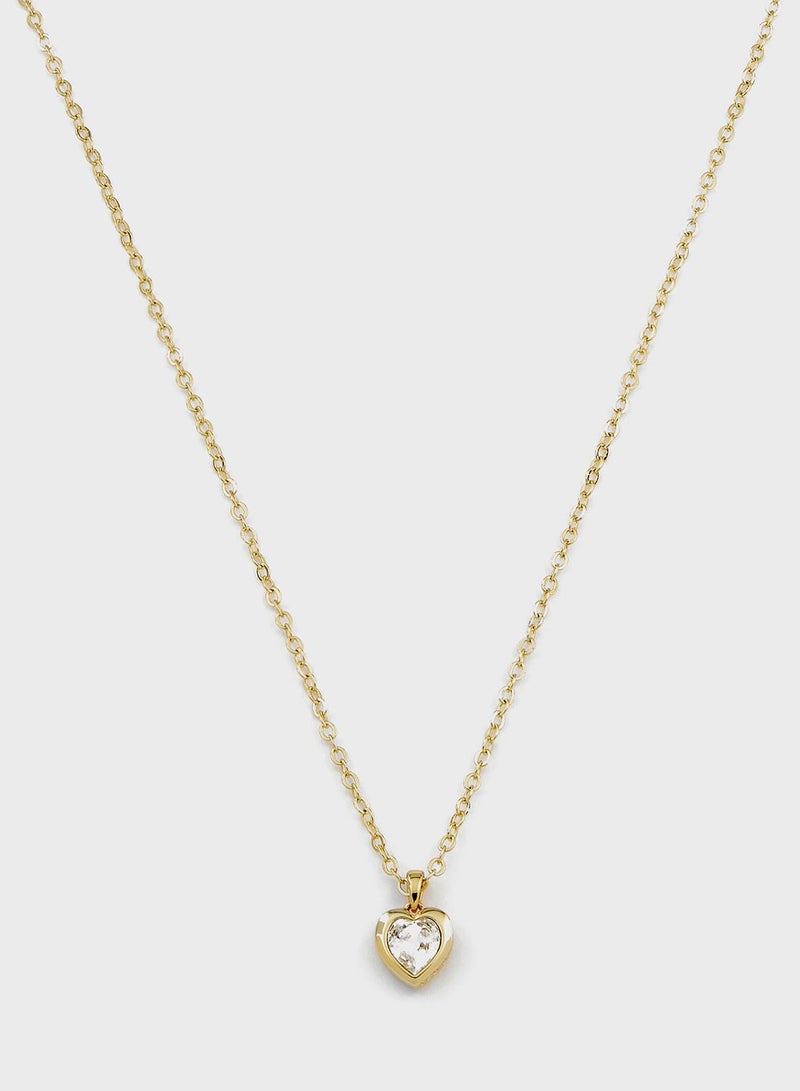 Ted Baker Hannela: Crystal Heart  Necklace  - Image 2