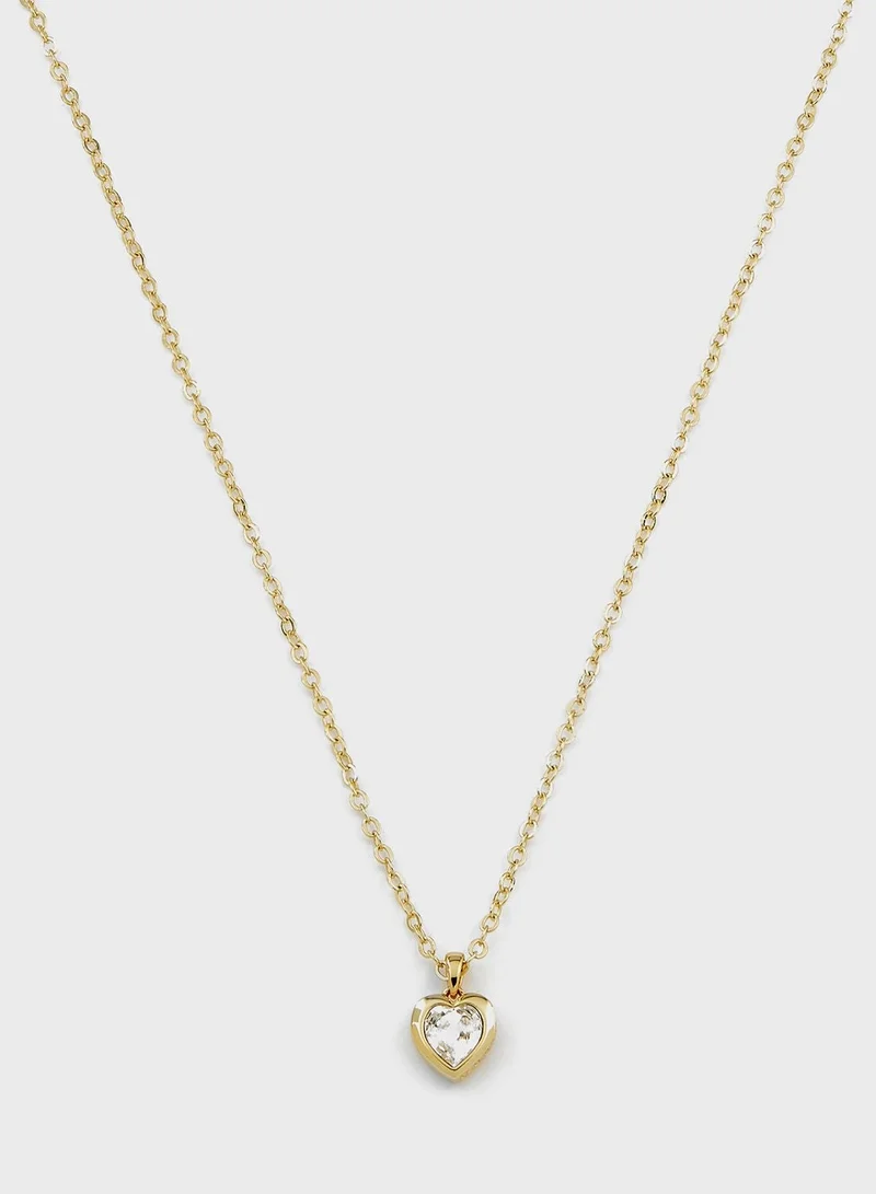 Ted Baker Hannela: Crystal Heart  Necklace