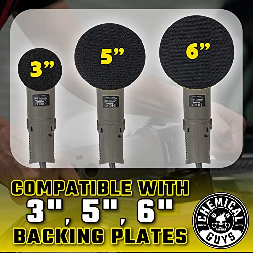 Chemical Guys BUF_209X TORQX Random Orbital Polisher, Complete Detailing Kit with Pads, Pad Cleaner & Conditioner, Towels (Safe for Cars, Trucks, SUVs, & More) 700W, Orbit 8mm - 12 Items - Image 5