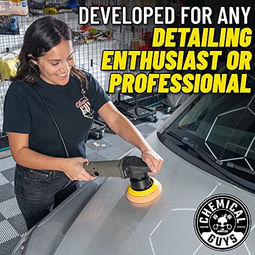 Chemical Guys BUF_209X TORQX Random Orbital Polisher, Complete Detailing Kit with Pads, Pad Cleaner & Conditioner, Towels (Safe for Cars, Trucks, SUVs, & More) 700W, Orbit 8mm - 12 Items - Image 3