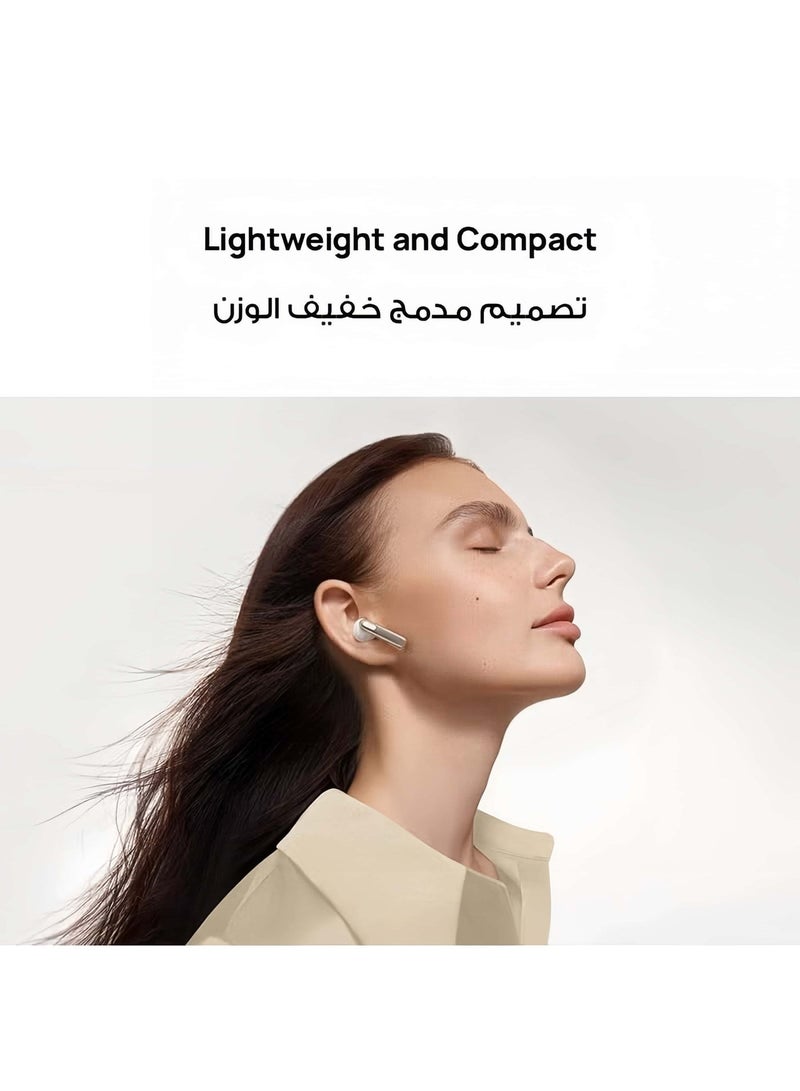 HUAWEI FreeBuds SE 3 Fashion Earbuds, Wireless Bluetooth 5.4 Earphone, 42-Hour Battery Life, Fine-grained Meets Futuristic, 3-Hour Listening on a 10-minute Charge, IP54, iOS & Android Ceramic White - Image 5