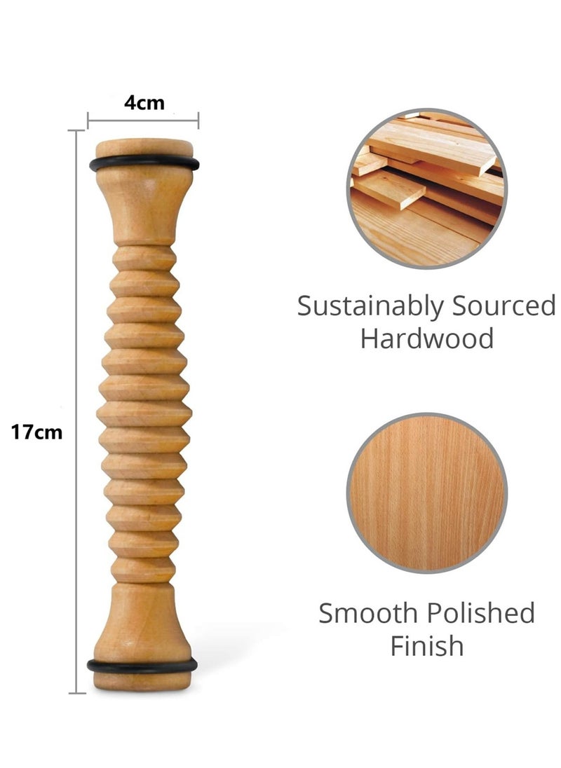 Ru syanl Body Back Wooden Massage Roller Foot Massager for Plantar Fasciitis Stress Relief Relaxation  - Image 4