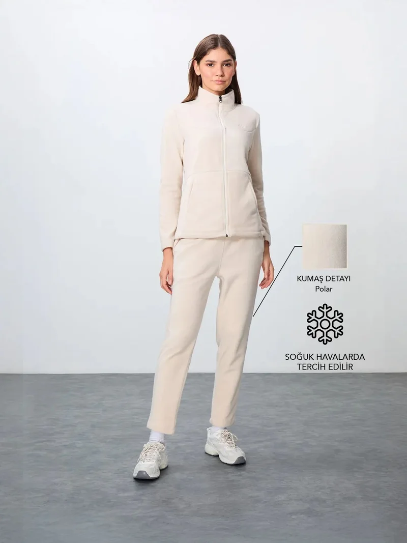 تومي لايف TOMMY Women's Long-Sleeve Zipper Tracksuit Set