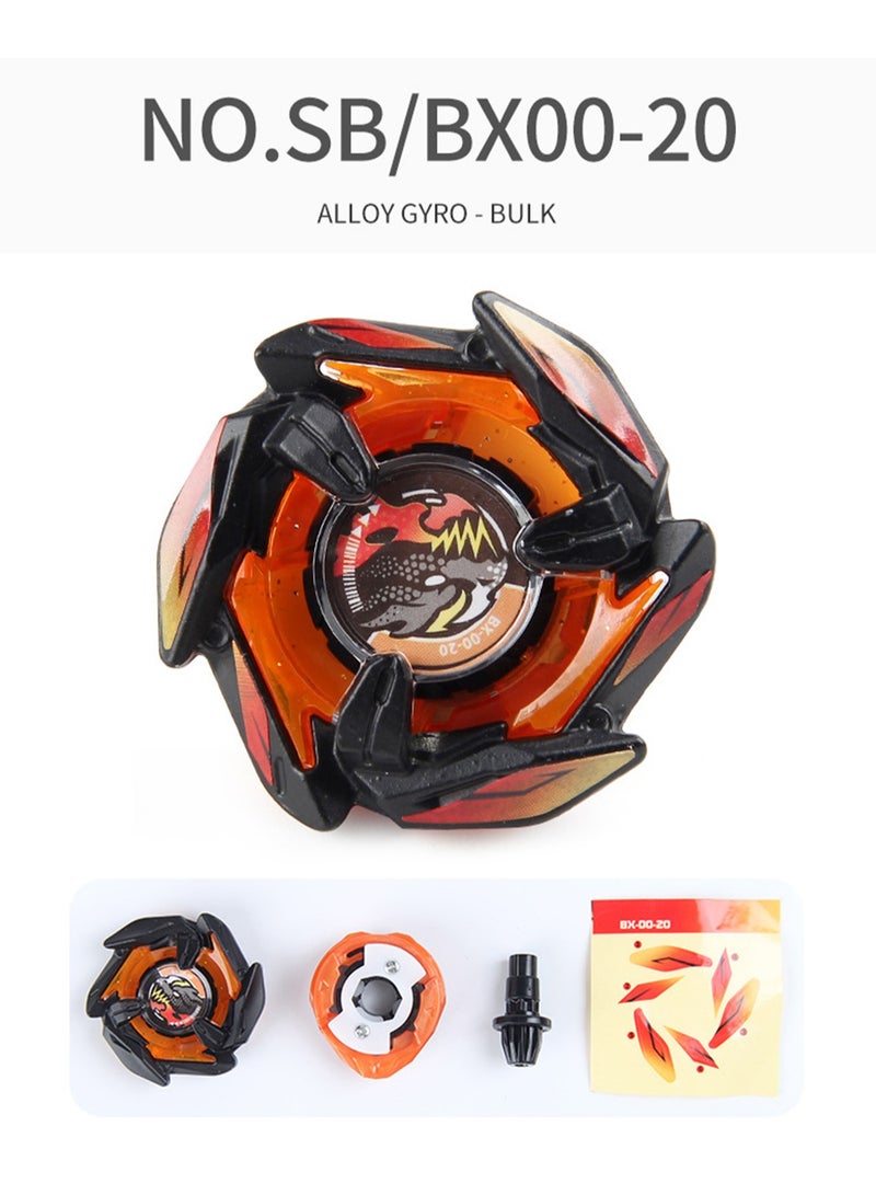 SB Bursting Beyblade X Series 4 BX00 Different Color Edition Electrostatic Spray Paint Bulk Beyblade Single Pack Toy (Dark Orange) - Image 2