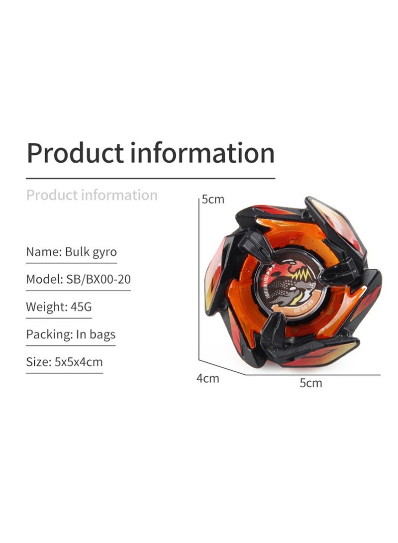 SB Bursting Beyblade X Series 4 BX00 Different Color Edition Electrostatic Spray Paint Bulk Beyblade Single Pack Toy (Dark Orange) - Image 4
