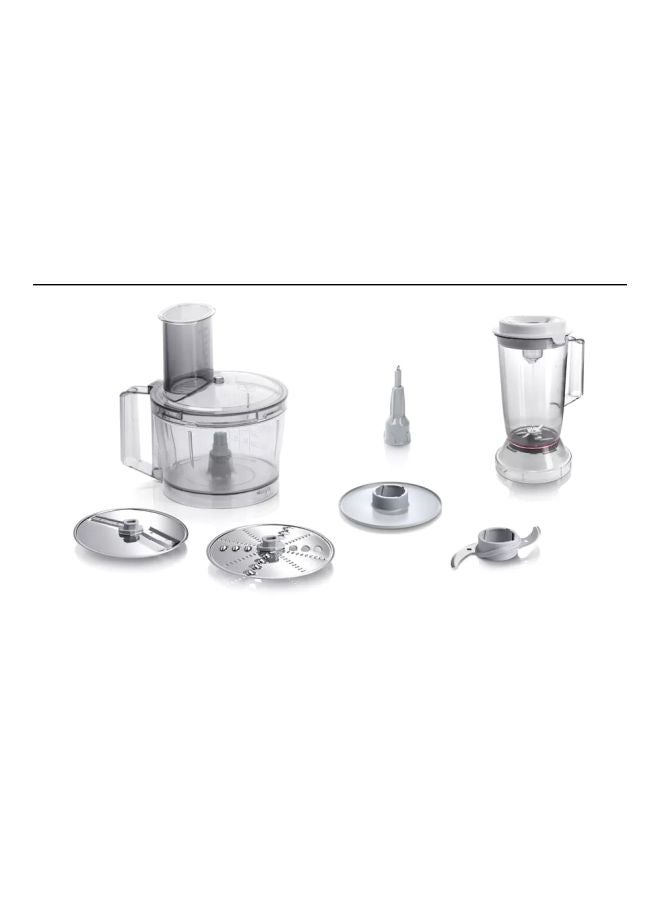 BOSCH MultiTalent 3 Food Processor 800W 2.3 L 800 W MCM3200W White/Grey - Image 4