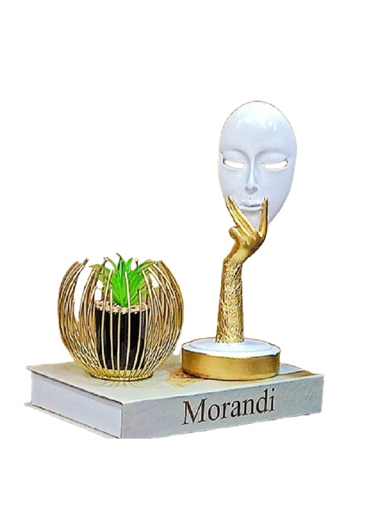 Abstract Modern Human Figure Home Decoration Three Piece white - Image 2