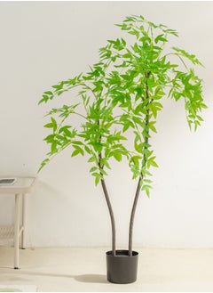 SINCHER SINCHER Artificial Tree, 120cm Fake Plant Potted ,Faux Tree Decorative Plastic Pot ,Simulation Bamboo Tree Natural Texture for Home Decoration Office Indoor Outdoor  - Image 1