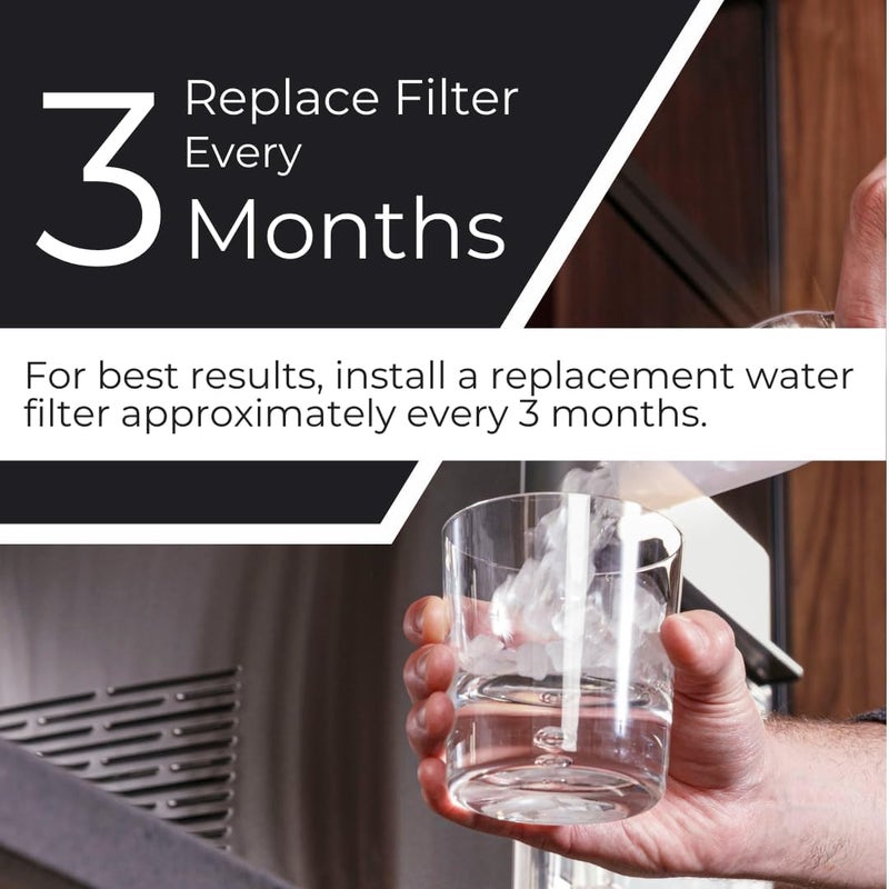Profile GE Opal | Replacement Water Filter for Opal Nugget Ice Maker | Cleans and Filters Water for Fresh Ice | Replace Every 3 Months for Best Results | Easy Install | Pack of 1 Treated anti-rust metal - Image 5