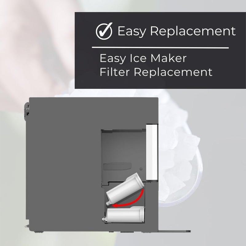 Profile GE Opal | Replacement Water Filter for Opal Nugget Ice Maker | Cleans and Filters Water for Fresh Ice | Replace Every 3 Months for Best Results | Easy Install | Pack of 1 Treated anti-rust metal - Image 4