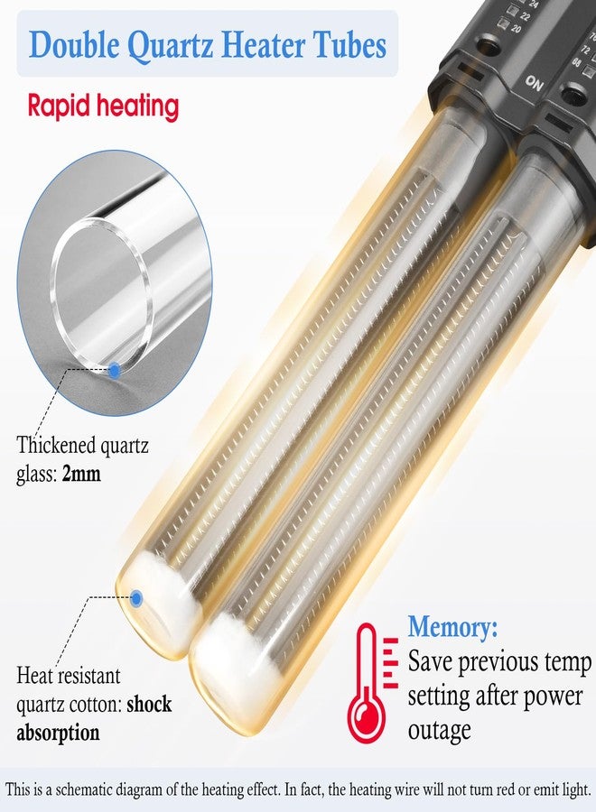 HITOP 400W 600W Submersible Aquarium Heater, Fish Tank Heater with External Controller and Cover, Large Heater for Seawater/Fresh Water Aquarium - Image 5