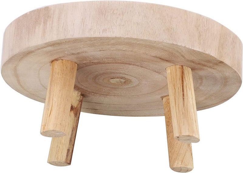 YUIOP Mini Wooden Stool Display Stand Modern Plant Stand, Flower Pot Holder Potted Rack Planter Supports Decorative Plant Holder Indoor Outdoor for Home, Garden, Patio(NOT POTS) - Image 4