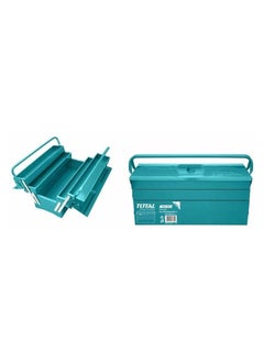 TOTAL TOTAL Metal Tool Box 5 Drawer Tool Box Organizer Garage Tool Case For Home Company Workshop 495x200x295mm THT10701  - Image 3