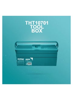 TOTAL TOTAL Metal Tool Box 5 Drawer Tool Box Organizer Garage Tool Case For Home Company Workshop 495x200x295mm THT10701  - Image 1