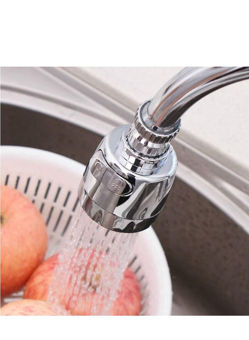 co arma 360 Degree Flexible Cleaning Faucet Sprayer Silver - Image 2