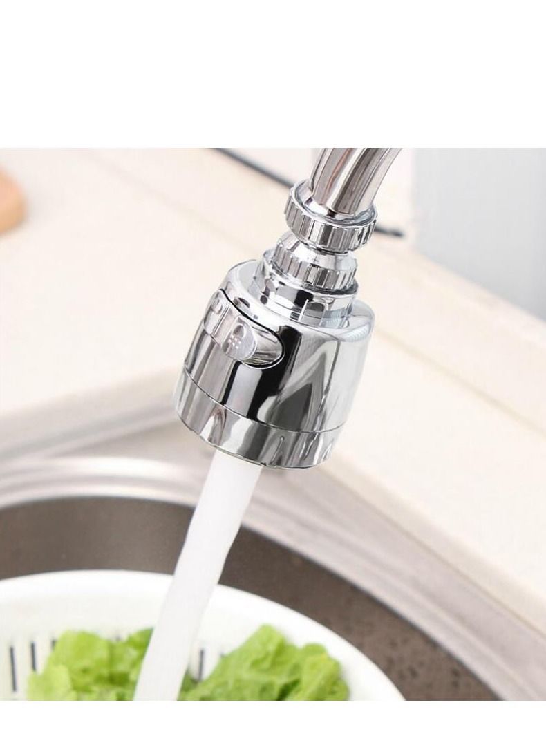 co arma 360 Degree Flexible Cleaning Faucet Sprayer Silver - Image 3