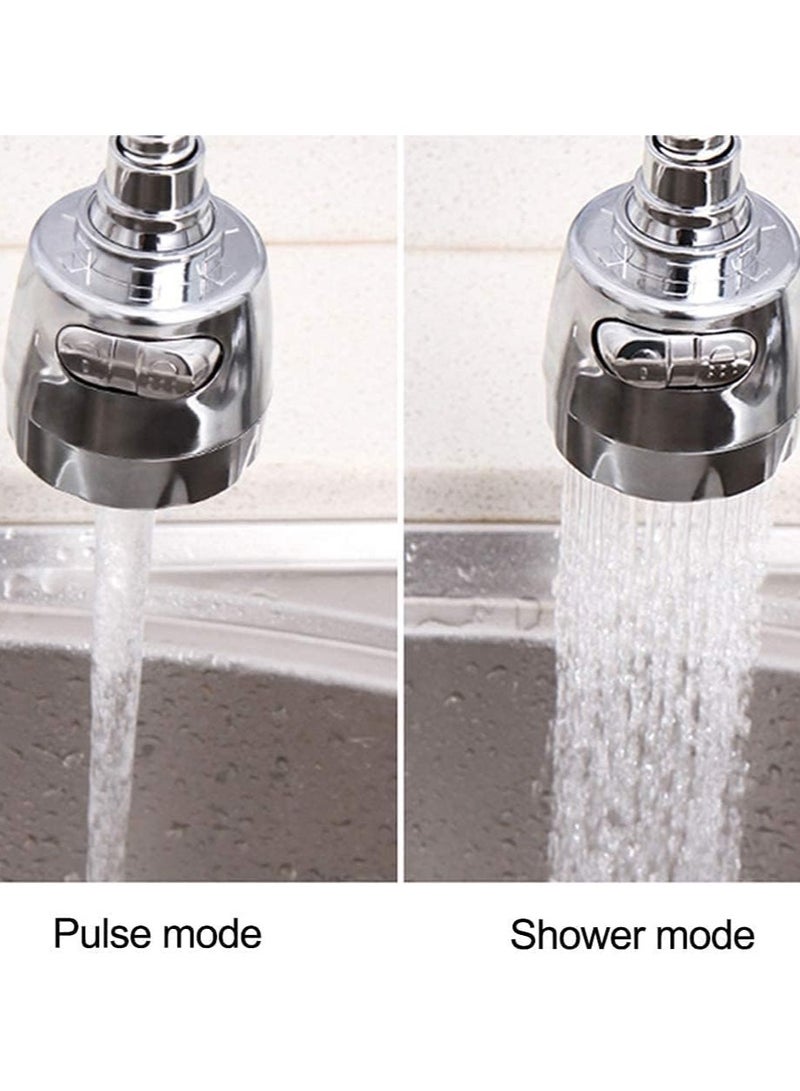 co arma 360 Degree Flexible Cleaning Faucet Sprayer Silver - Image 4