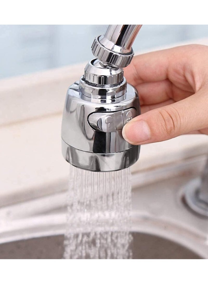 co arma 360 Degree Flexible Cleaning Faucet Sprayer Silver - Image 5